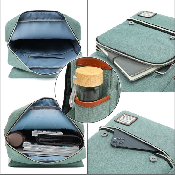 Unisex Laptop Backpack with USB Charging Port main image 7